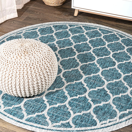 Trebol-Moroccan-Trellis-Textured-Weave-Indoor/Outdoor-Area-Rug-Rugs