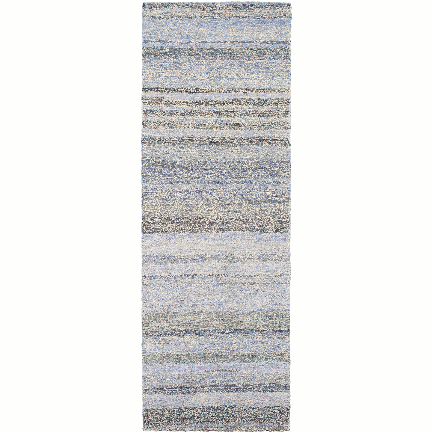 Tufted Shag Rug - Blues