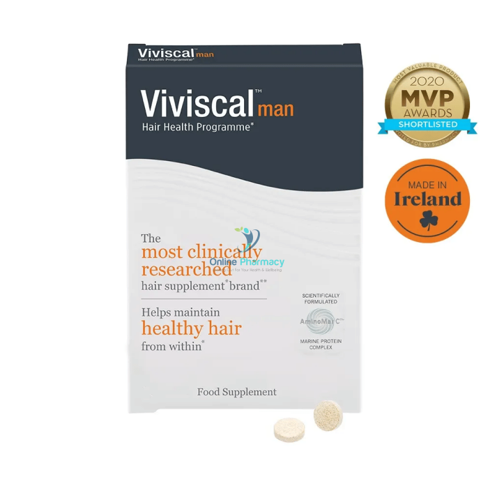 Viviscal Man Hair Growth Supplements For Men - 30/60 Tabs