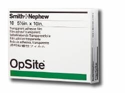 Opsite Flexigrid 66024631 Transparent Adhesive Film Dressing, Box of 10