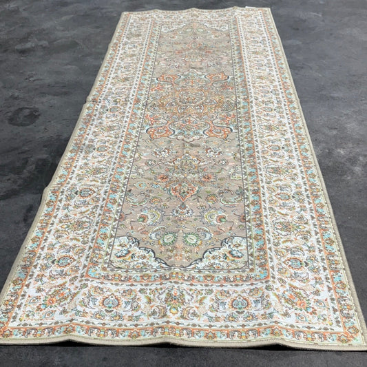 Cleopatre Oriental Flatweave Dark Khaki Area Rug Rug Size: Runner 2'6" x 7'