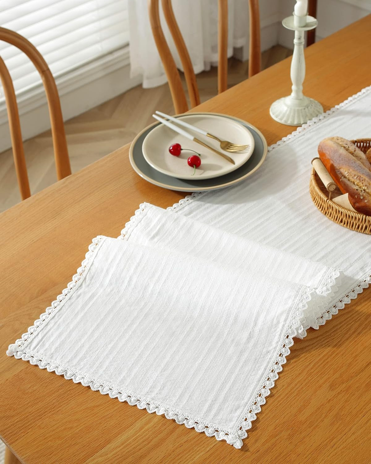 Thanksgiving Table Runner Fall Decorations for Home Fall Table Runner with Embroidered Velvet Pumpkins Maple Leaf. Halloween/ Christmas Table Decorations for Kitchen Dining Harvest Party Decor Home & Garden > Decor > Seasonal & Holiday Decorations AILUOQI Ivory, 100 Cotton