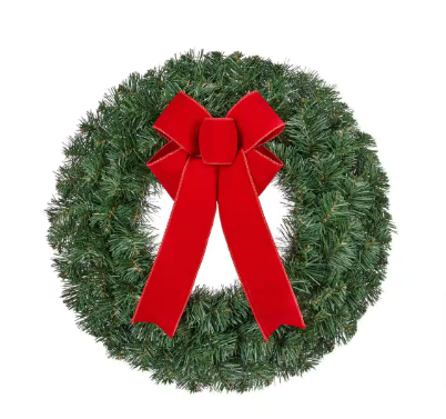 Home Accents Holiday 20 in Noble Pine Wreaths 6-Pack - $40