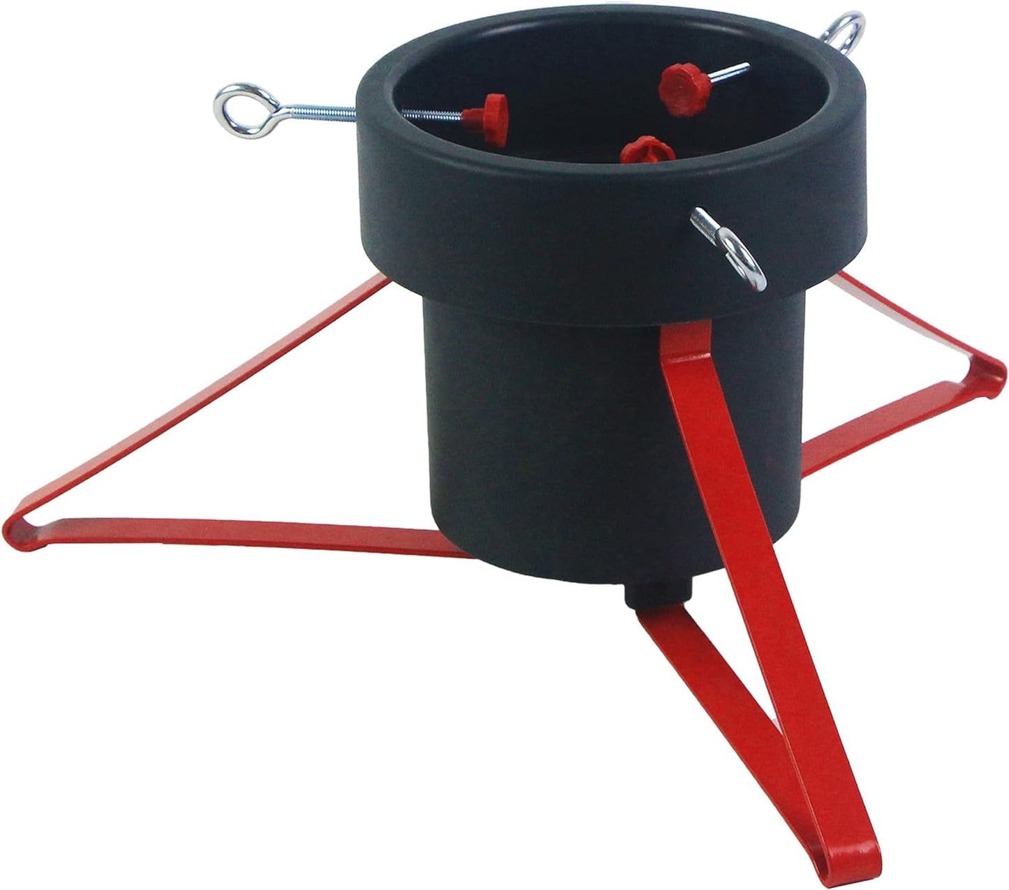 Foryoudecor Metal Christmas Tree Stand for Live Trees, Xmas Tree Base for Artificial Tree, Modern Christmas Tree Holder for Real Tree Fits for 2 Inch to 5 Inch Trunk (21.0X7.68)