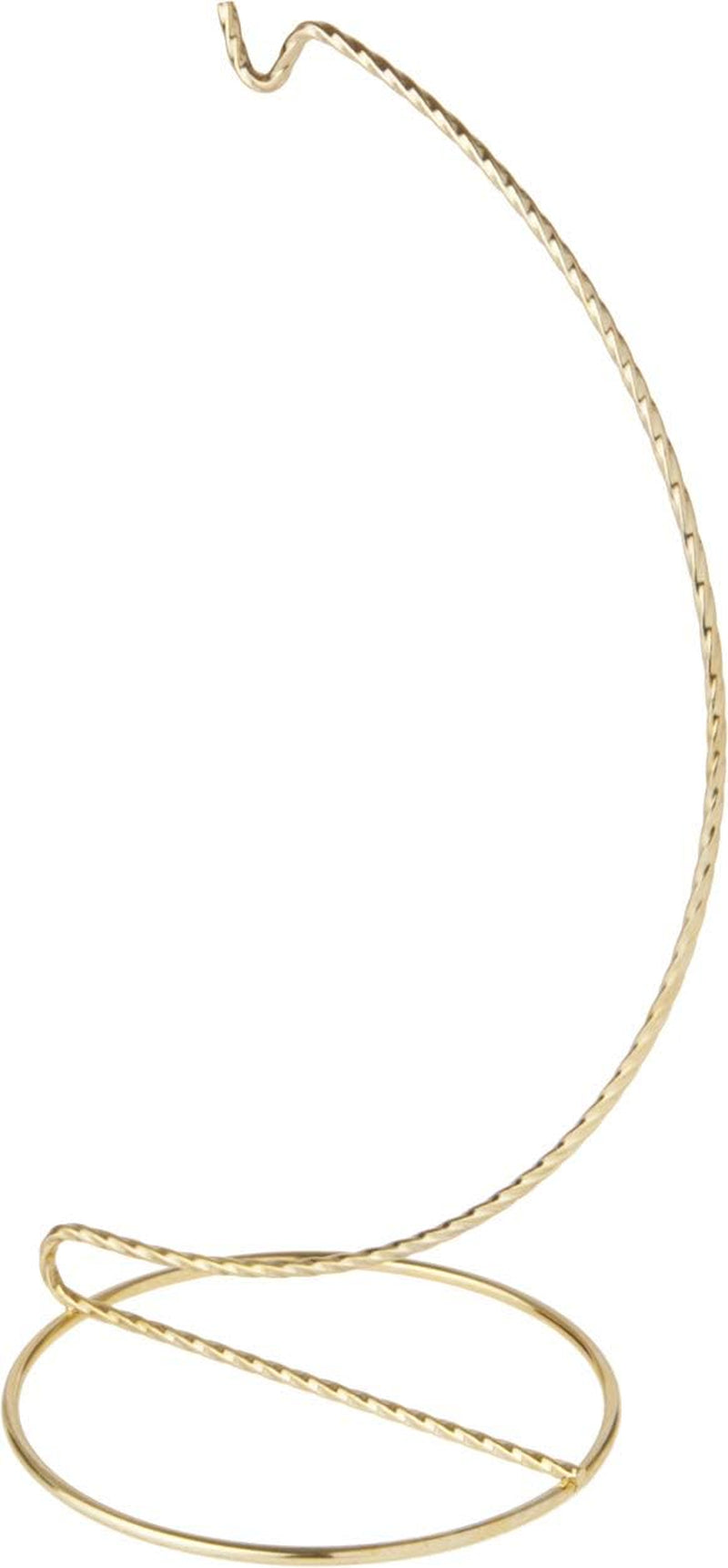 Bard'S Twisted Gold-Toned Ornament Stand, 9" H X 3.75" W X 3.75" D