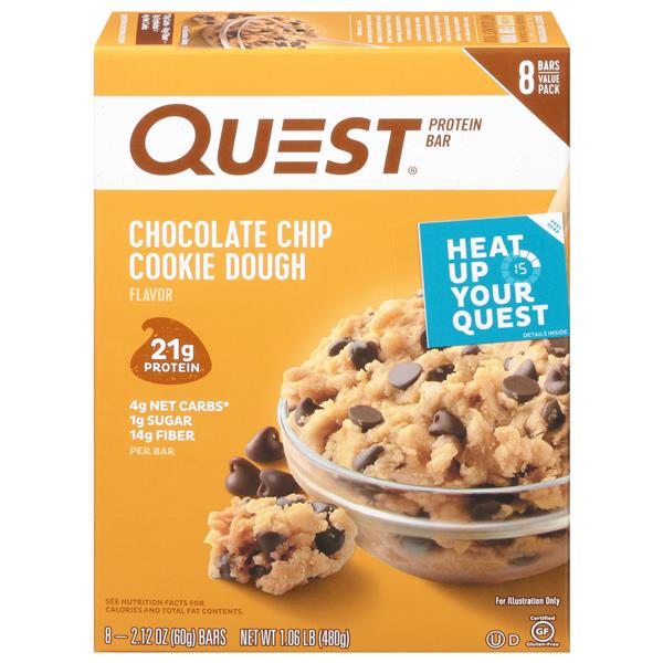 Quest Protein Bar, Chocolate Chip Cookie Dough Value Pack