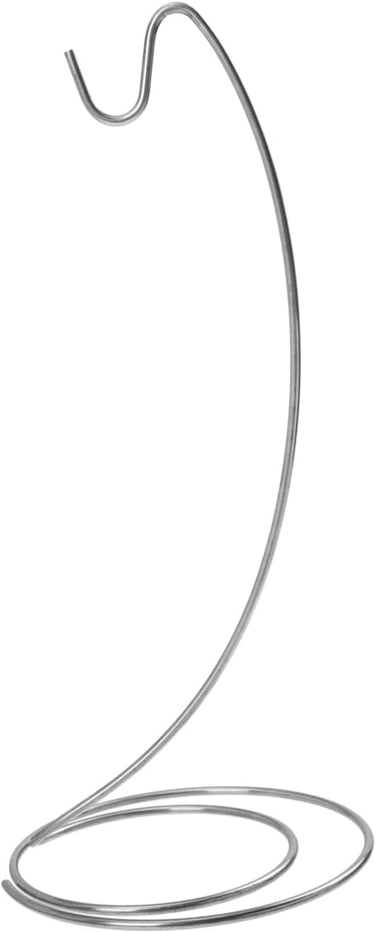 GANAZONO Wrought Iron Hook Silver Decor Plant Decor Plant Hangers Ornament Wire Display Ornament Holder Stand Ornament Hooks Lantern Candlestick Holder Iron Ornament Holder Flower Pot Stand