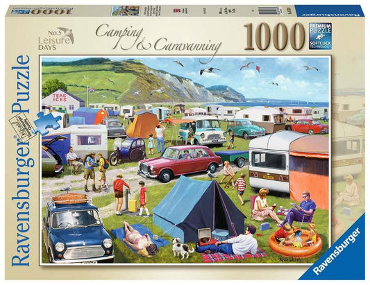 Ravensburger Leisure Days No.5 Camping & Caravaning 1000 Piece Jigsaw Puzzle
