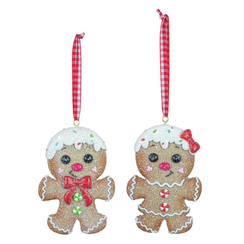 Frosted Gingerbread Ornament