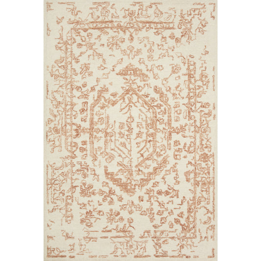 Annie White / Rust  Rug | Magnolia Home by Joanna Gaines x Loloi