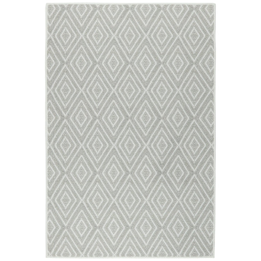 Diamond Platinum/White Rug