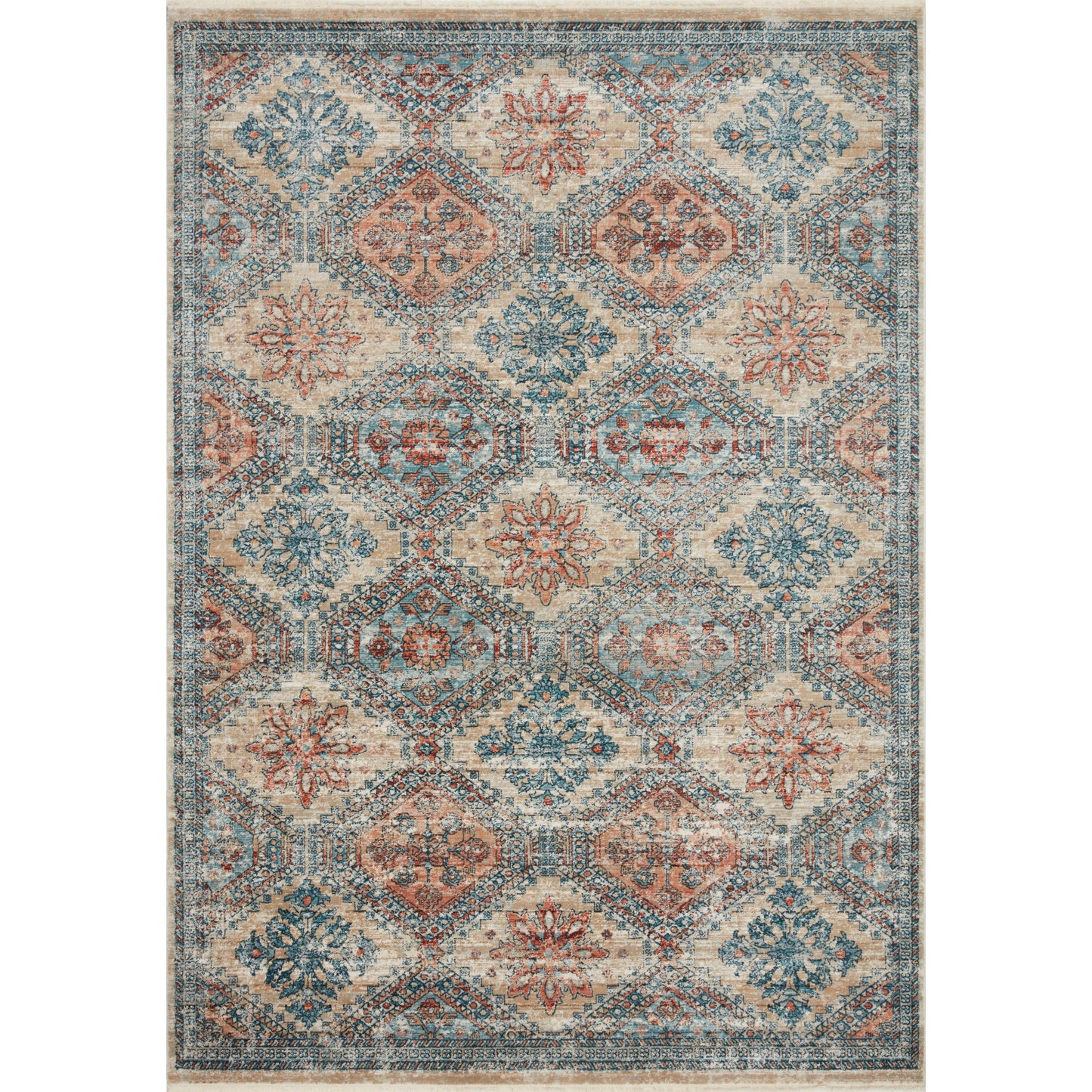 Elise Multi / Blue  Rug | Magnolia Home by Joanna Gaines x Loloi