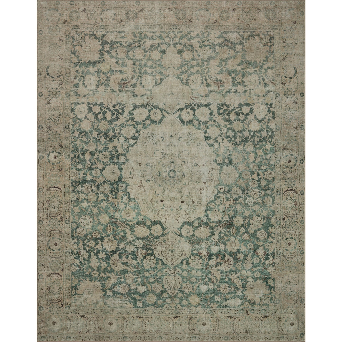 Sinclair Jade / Sand  Rug | Magnolia Home by Joanna Gaines x Loloi