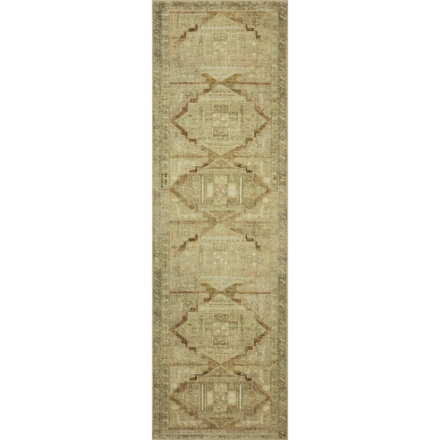 Sinclair Khaki / Tobacco  Rug | Magnolia Home by Joanna Gaines x Loloi