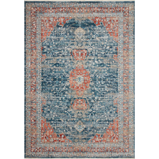 Elise Navy / Red  Rug | Magnolia Home by Joanna Gaines x Loloi