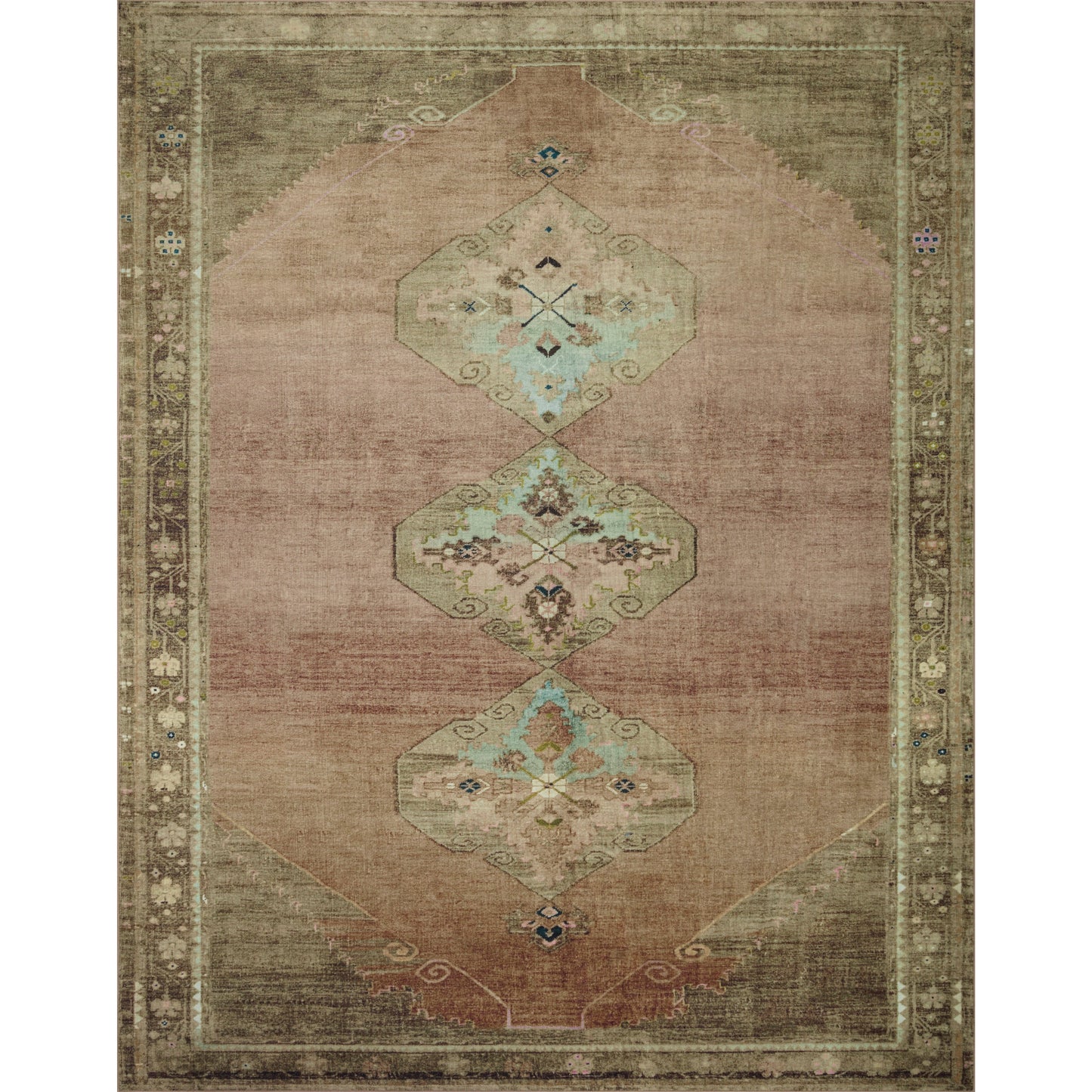 Sinclair Clay / Tobacco  Rug | Magnolia Home by Joanna Gaines x Loloi