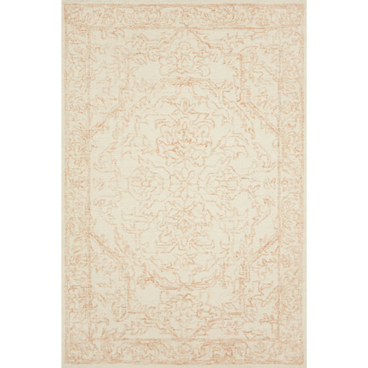 Annie White / Pink  Rug | Magnolia Home by Joanna Gaines x Loloi