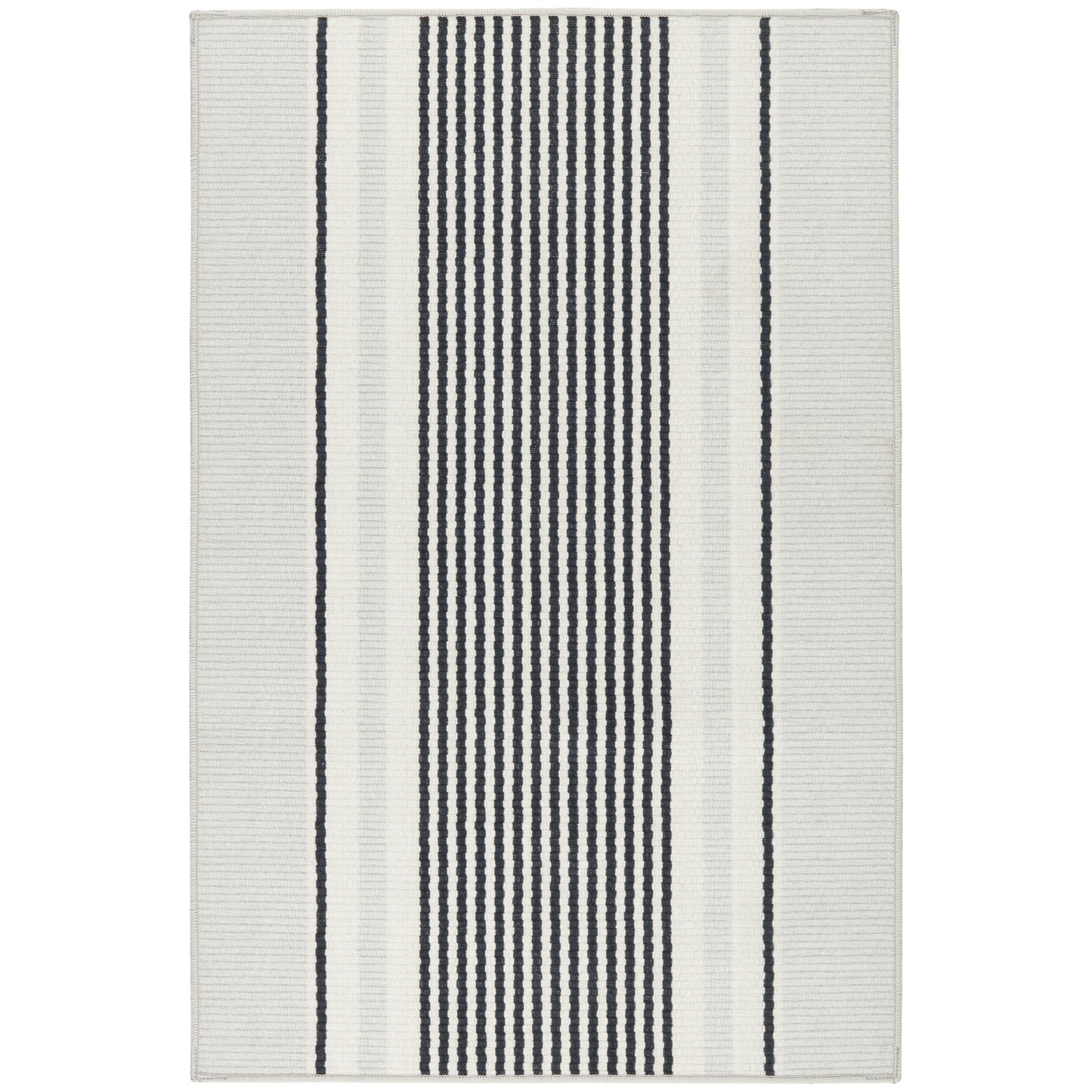 Gunner Stripe Grey Rug