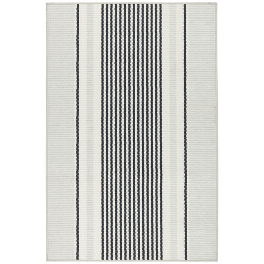 Gunner Stripe Grey Rug