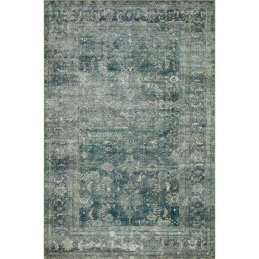 Banks Blue / Lagoon  Rug | Magnolia Home by Joanna Gaines x Loloi