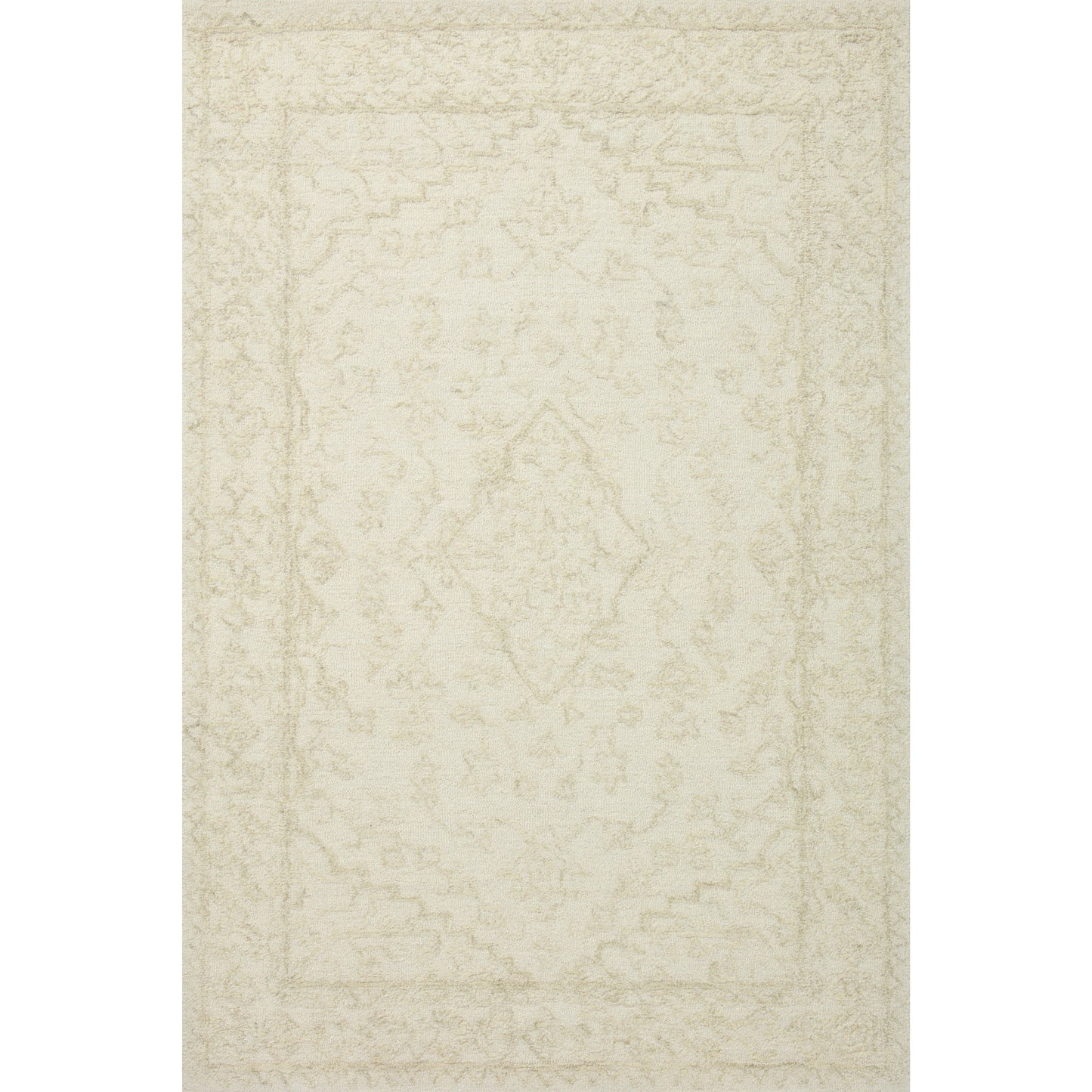 Annie White / Lt Grey  Rug | Magnolia Home by Joanna Gaines x Loloi