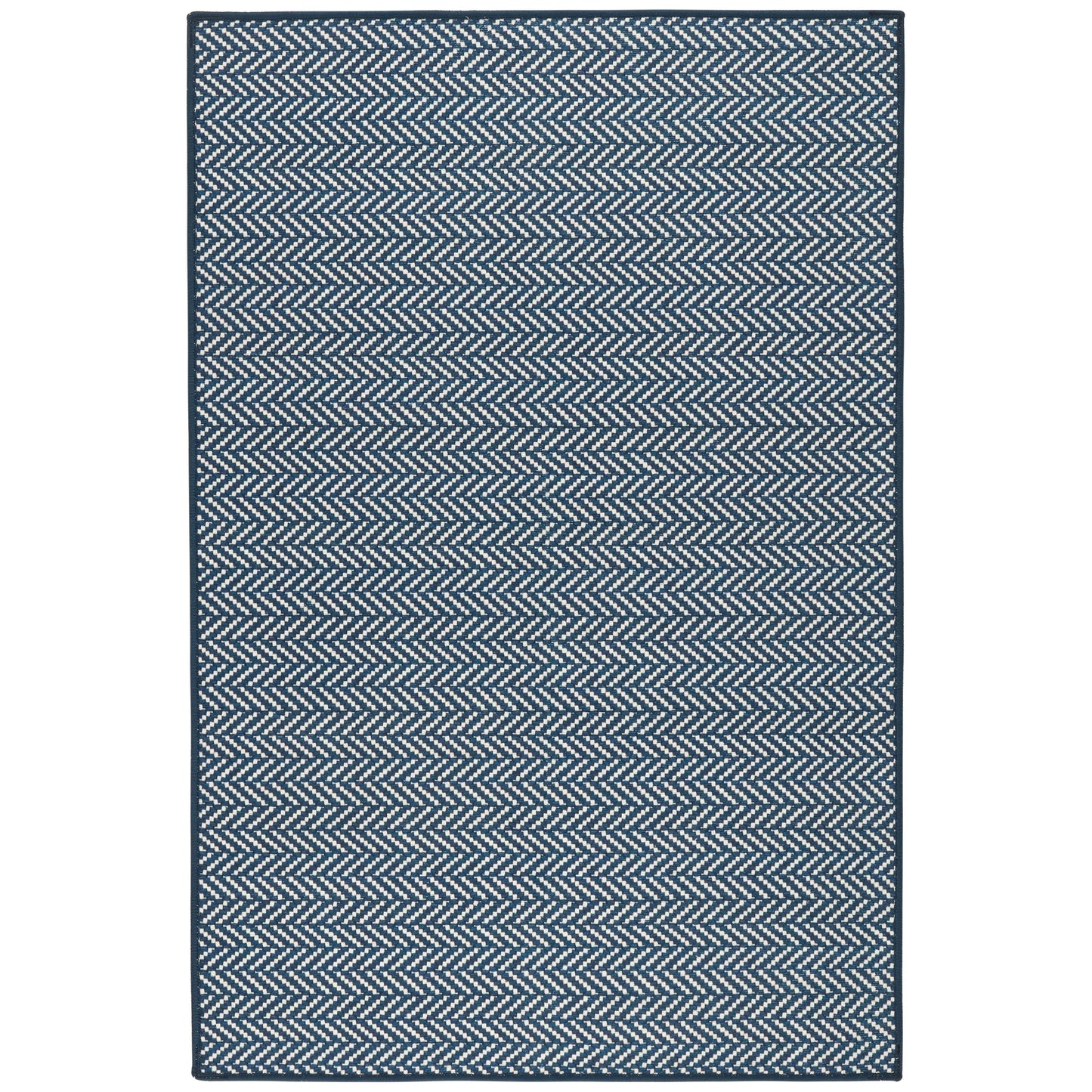 Herringbone Navy Rug