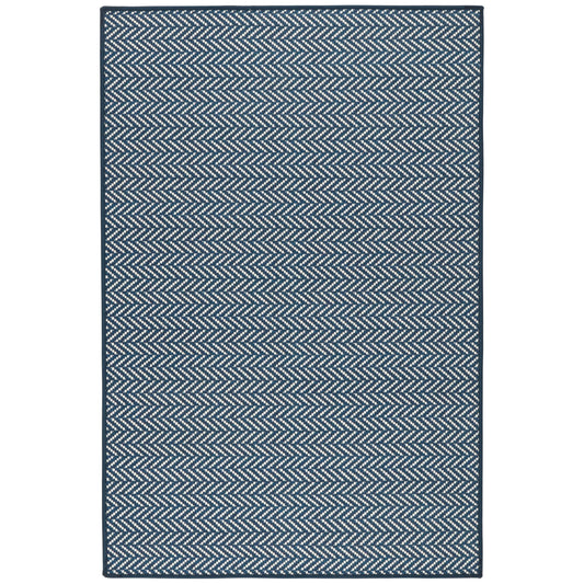Herringbone Navy Rug