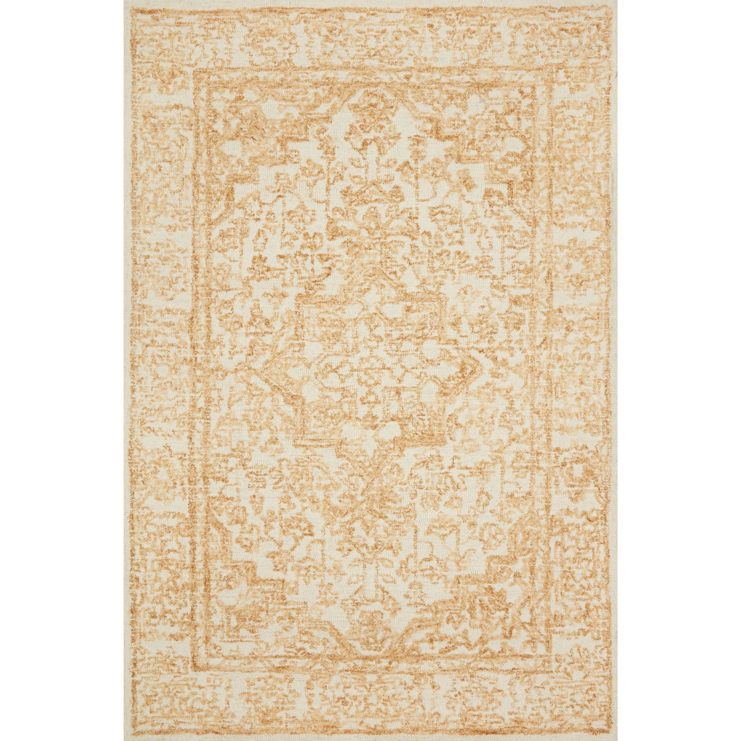 Annie White / Gold  Rug | Magnolia Home by Joanna Gaines x Loloi