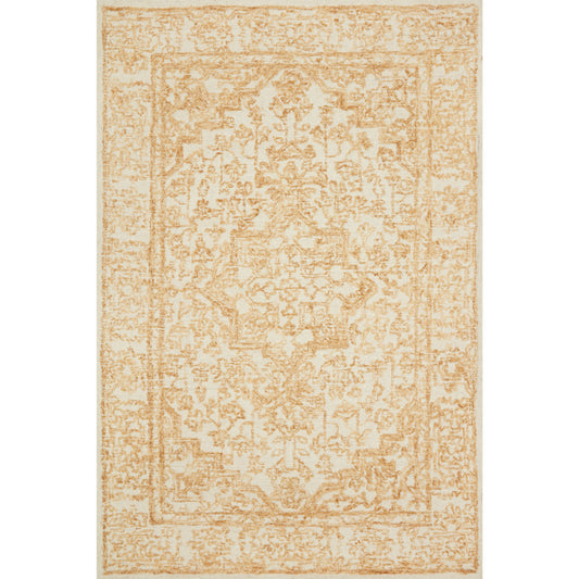 Annie White / Gold  Rug | Magnolia Home by Joanna Gaines x Loloi