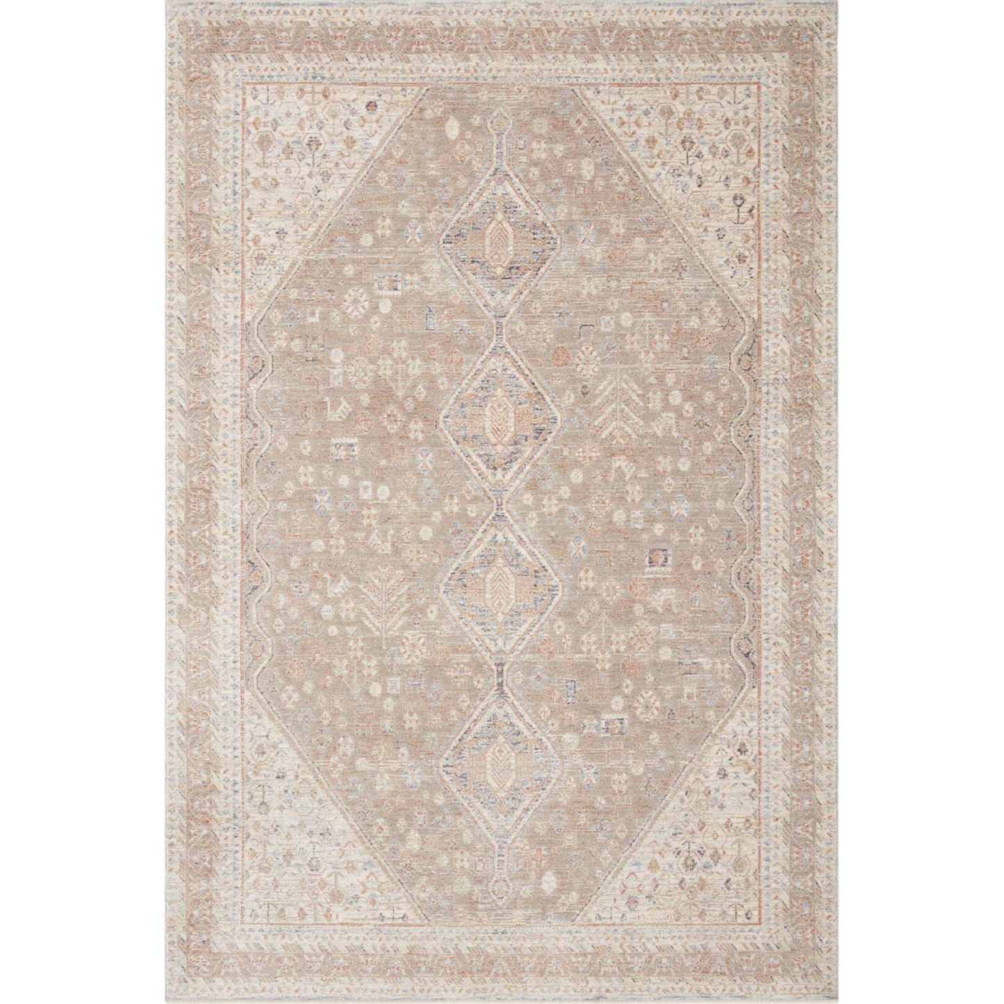 Carlisle Taupe / Ivory  Rug | Magnolia Home by Joanna Gaines x Loloi