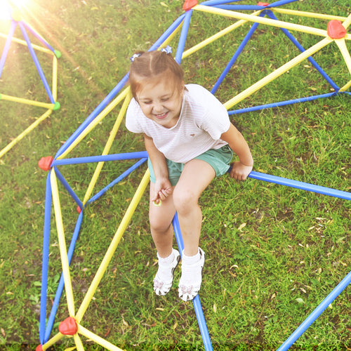 MRS Kids Climbing Dome Jungle Gym - 10 ft Geometric Playground Climber
