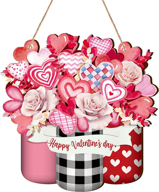 Spiareal Thanksgiving Welcome Sign Fall Wood Sign Thanksgiving Day Front Door Decor Wood Hanging Door Sign Outdoor Wooden Front Door Decorations for Farmhouse Porch Front Door Decoration Home & Garden > Decor > Seasonal & Holiday Decorations Spiareal Heart Style