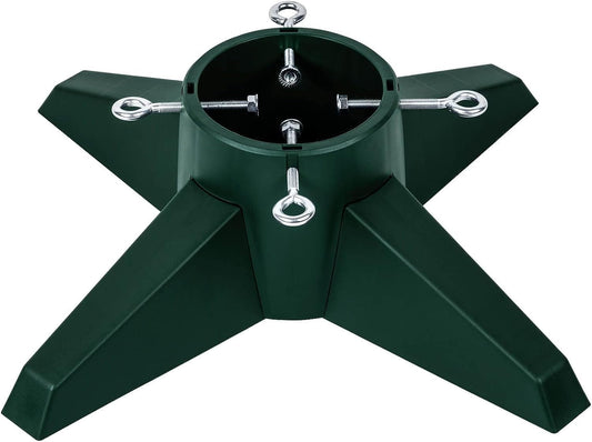 Harcohome Christmas Tree Stand Base for 8 Feet Fresh Tree Live Xmas Tree Base Stand for Decoration Christmas Tree Holder Stand for Real Trees (Green)