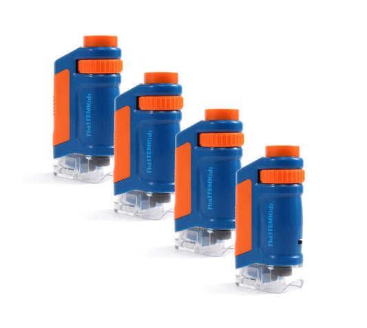 The STEMKids STEMscope: Portable Microscope 2.0, 4-Pack