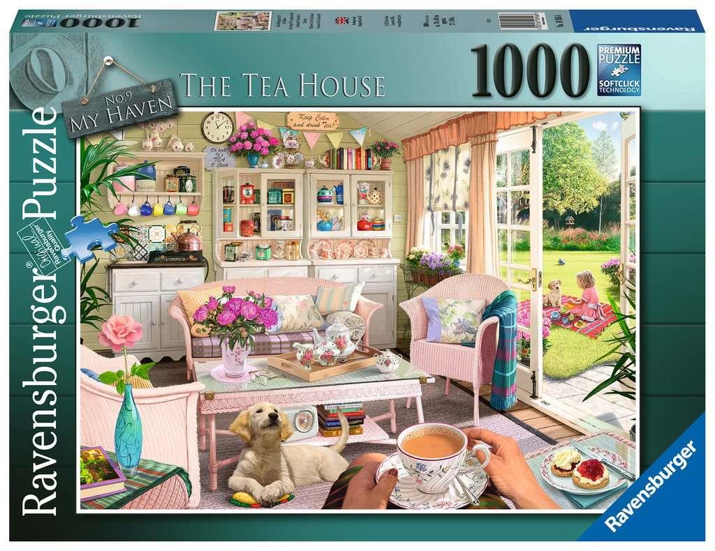 Ravensburger My Haven No.9 The Tea House 1000 Piece Jigsaw Puzzle