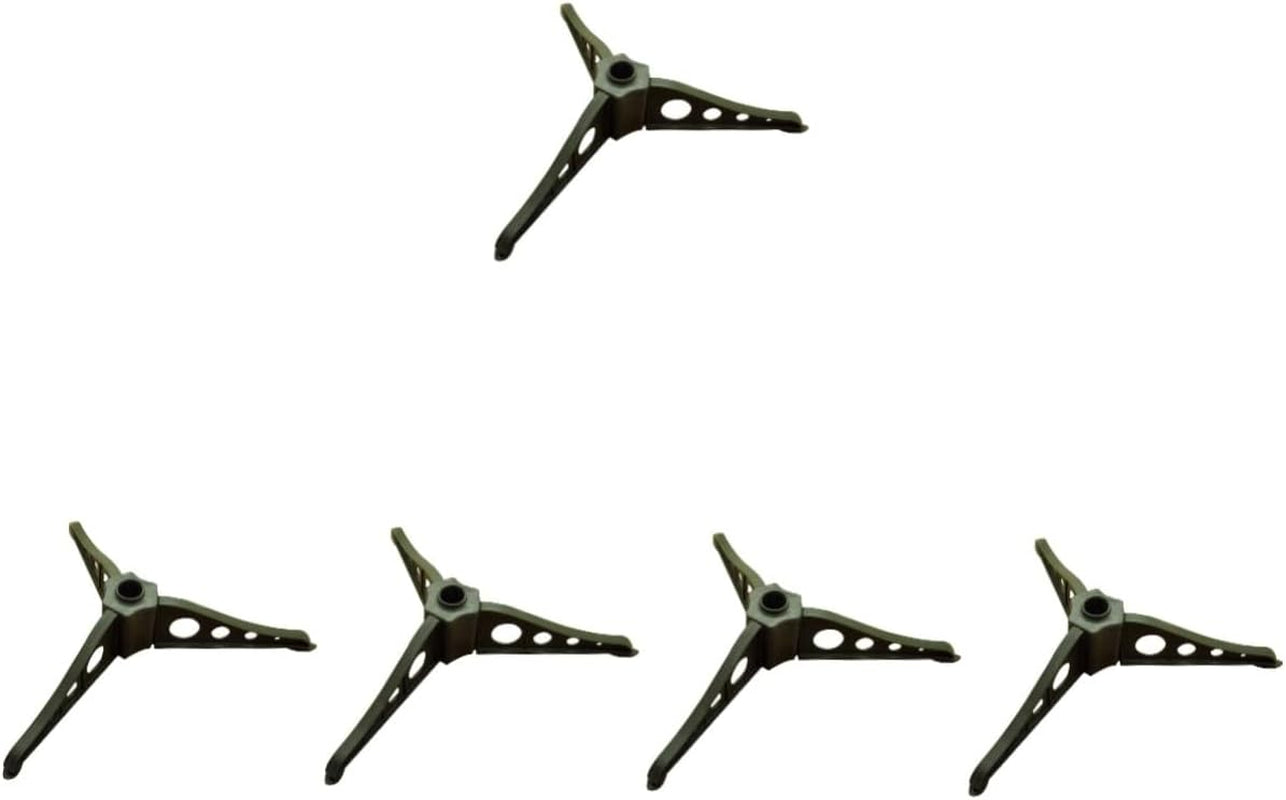 Amosfun Christmas Tree Base Frame Detachable Tree Stand Artificial Xmas Tree Stand Metal Christmas Tree Rotating Tree Stand Adjustable Base Metal Holder Home Christmas Tree Stand to Rotate Home & Garden > Decor > Seasonal & Holiday Decorations Amosfun Greenx5Pcs 15X5.5Cmx5Pcs