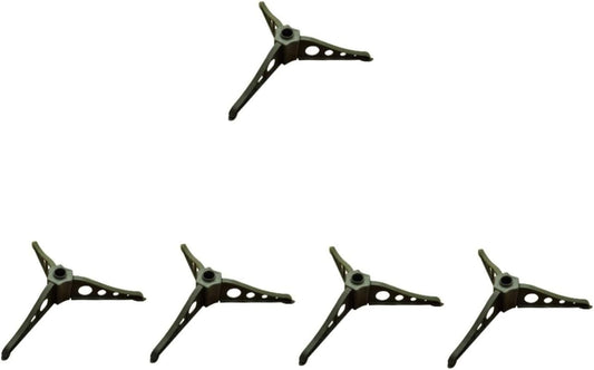 Amosfun Christmas Tree Base Frame Detachable Tree Stand Artificial Xmas Tree Stand Metal Christmas Tree Rotating Tree Stand Adjustable Base Metal Holder Home Christmas Tree Stand to Rotate Home & Garden > Decor > Seasonal & Holiday Decorations Amosfun Greenx5Pcs 15X5.5Cmx5Pcs