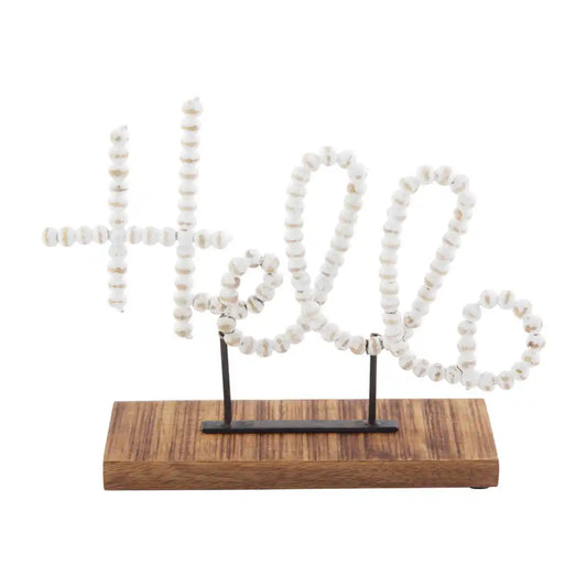 Hello Beaded Happy Sitter