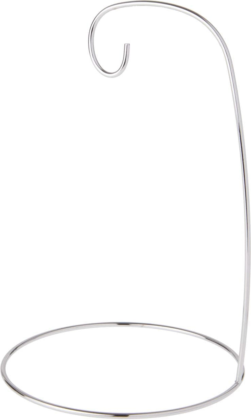 Bard'S Silver-Toned Ornament Stand, 8" H X 5.25" W X 5.25" D, Pack of 2