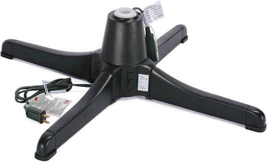 EZCHEER Christmas Tree Stand 360-Degree Rotating Adjustable Tree Stand for up to 7.5Ft Tall & 80Lbs Artificial Tree, 3 Adjustable Settings (Green)