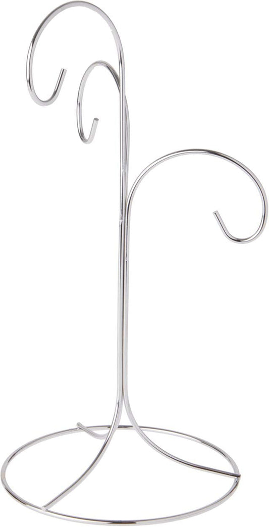 Bard'S 3 Tiered Silver-Toned Ornament Stand, Tree, 10.75" H X 5.125" W X 5.125" D