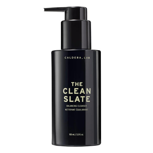 Caldera + Lab The Clean Slate | Men's Organic Foaming Facial Cleanser for Dry, Sensitive, & Normal Skin �?Vegan, Natural & Antioxidant Packed Exfoliating Face Wash