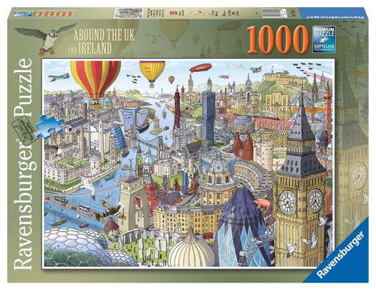 Ravensburger Around the UK and Ireland 1000 Piece Jigsaw Puzzle
