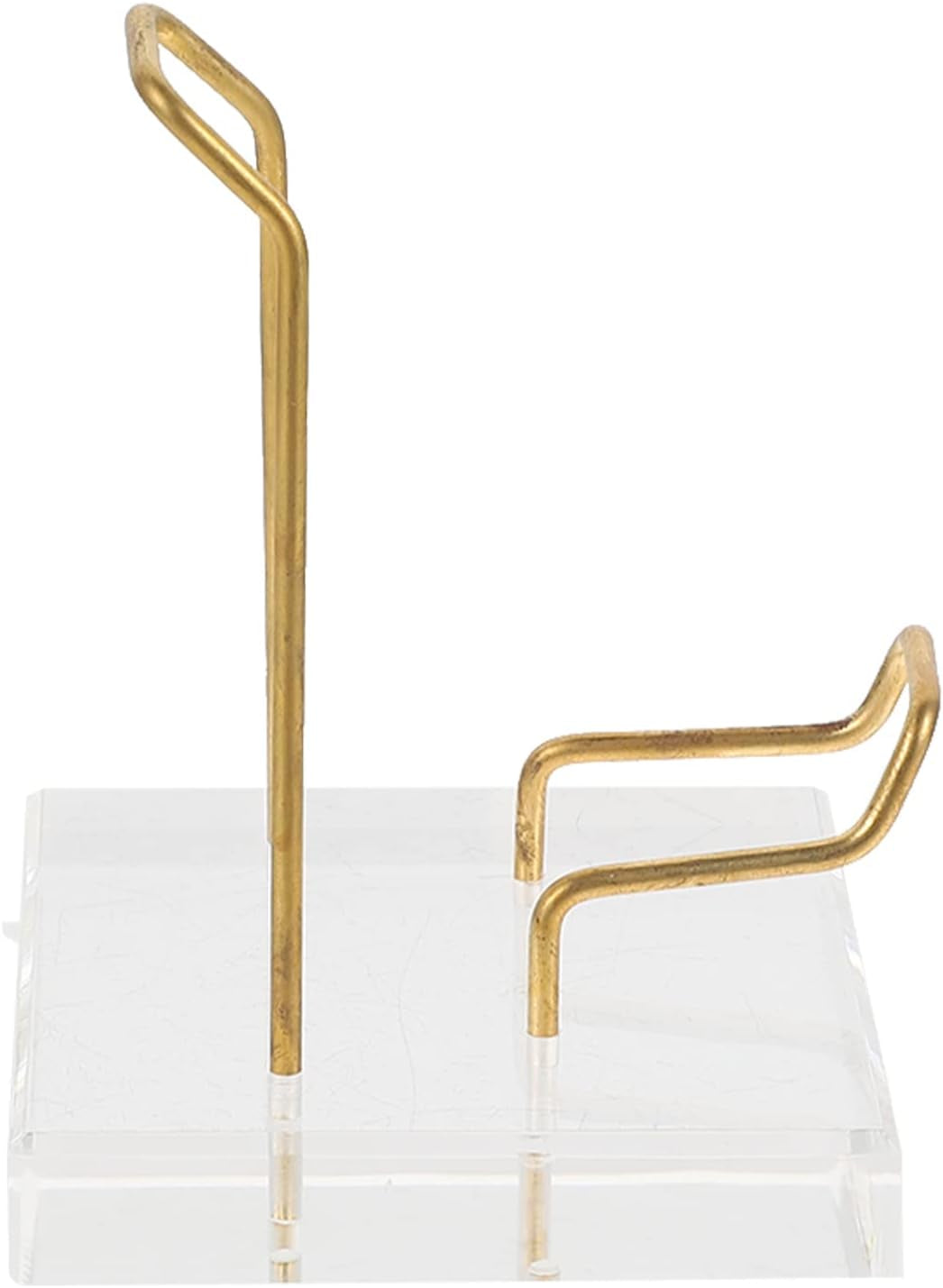 Home Decor Acrylic Crystal Display Base Rack: Mineral Display Stand Agate Rock Arm Display Stand Easel with Base Ornament Display Rack 6X6X8. 5Cm Home Decoration Home & Garden > Decor > Seasonal & Holiday Decorations ULTNICE 8X8X11Cm