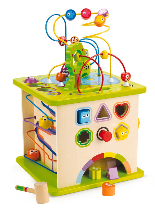 Hape Country Critters Wooden Activity Play Cube