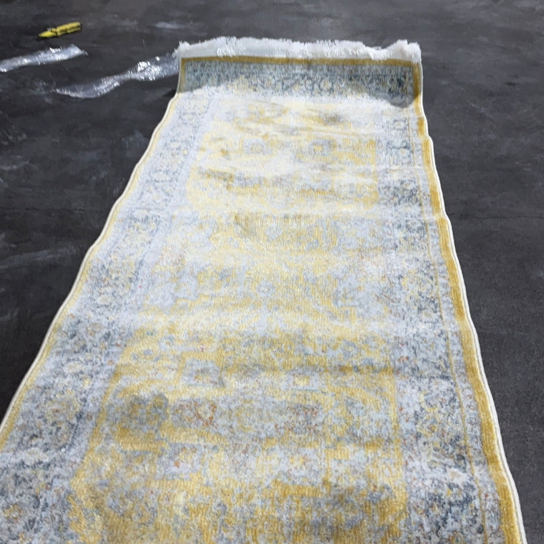 Folmar Oriental Blue/Red/Orange/Cream Area Rug Rug Size: Runner 2'2" x 8'