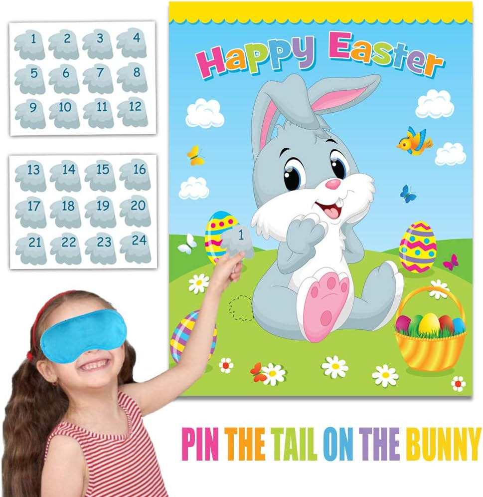 Happy Storm Thanksgiving Party Games Pin the Hat on the Turkey Fall Festival Birthday Party Supplies Favors for Kids Thanksgiving Pin Game with 24 Hat Reusable Stickers Party Activities Home & Garden > Decor > Seasonal & Holiday Decorations Happy Storm Bunney