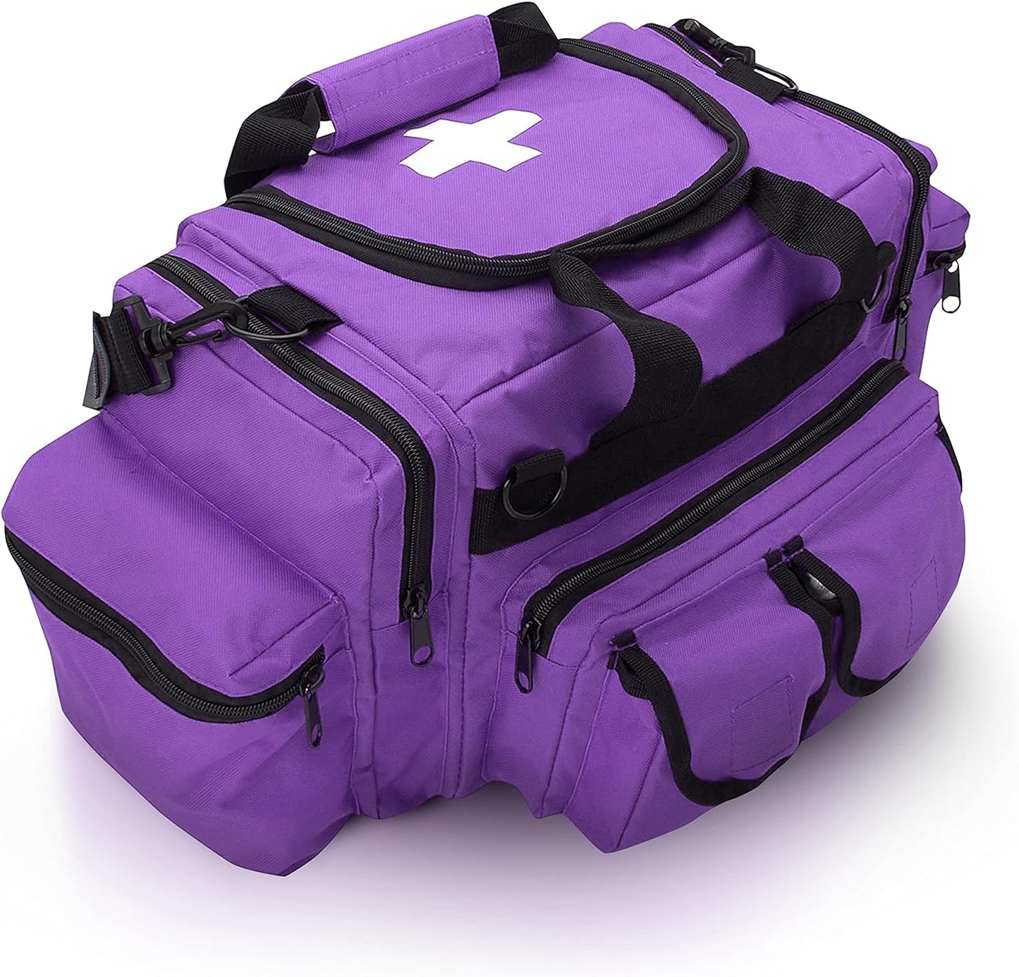 ASA TECHMED First Aid Responder EMS Emergency Medical Trauma Bag Deluxe, Purple