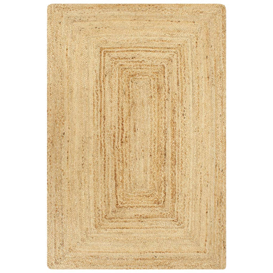 Handmade Rug Jute Natural 80x160 cm