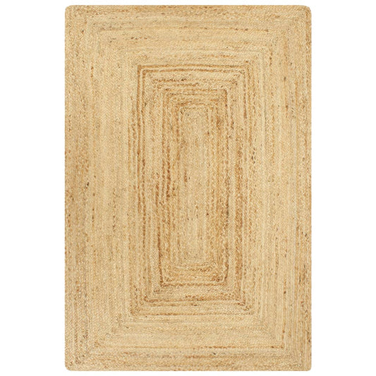 Handmade Rug Jute Natural 120x180 cm